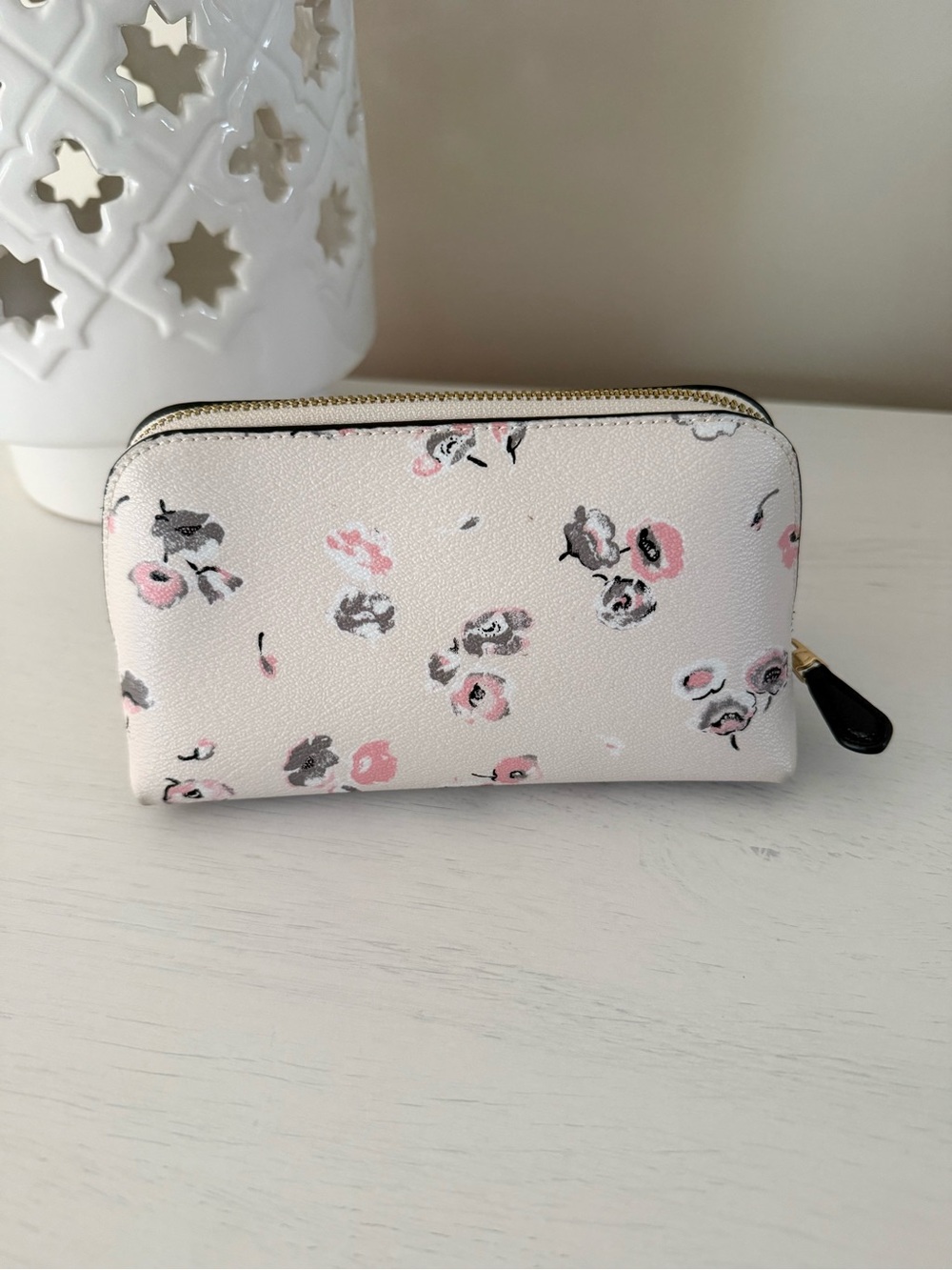 Coach Wildflower Printed Crossgrain Canvas Pouch - Picture 4 of 10
